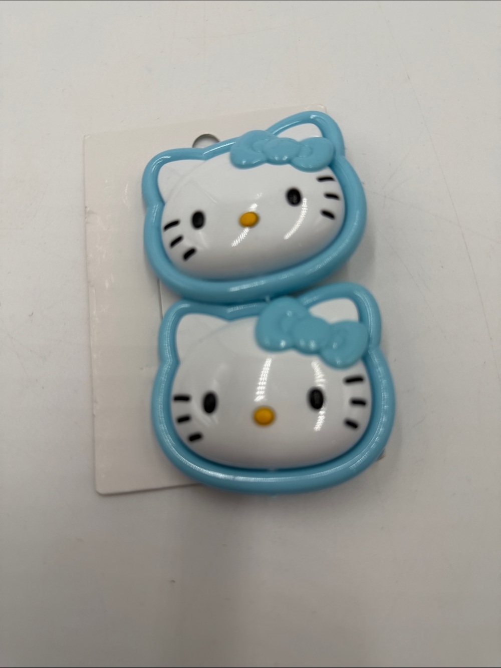 Hello Kitty Cute Blue Kitty Face Hair Clips for Kids